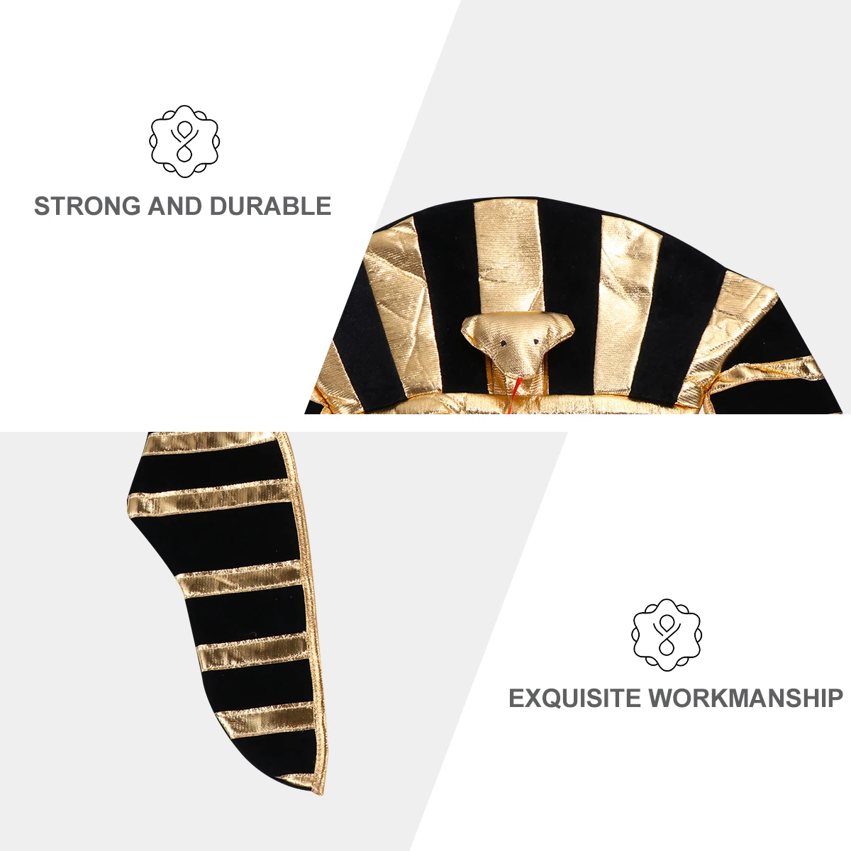 Egyptian Hat Headdress Cosplay Costume Accessories Halloween Party Decorations for Adults Long Lasting Use Festive Atmosphere
Egyptian Hat Headdress Cosplay Costume Accessories Halloween Party Decorations for Adults Long Lasting Use Festive Atmosphere