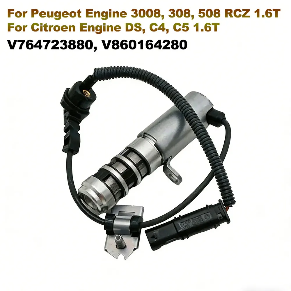 Oil Pump Solenoid Valve For Peugeot Engine 3008, 308, 508 RCZ 1.6T V764723880 For Citroen Engine DS, C4, C5 1.6T V860164280
Oil Pump Solenoid Valve For Peugeot Engine 3008, 308, 508 RCZ 1.6T V764723880 For Citroen Engine DS, C4, C5 1.6T V860164280