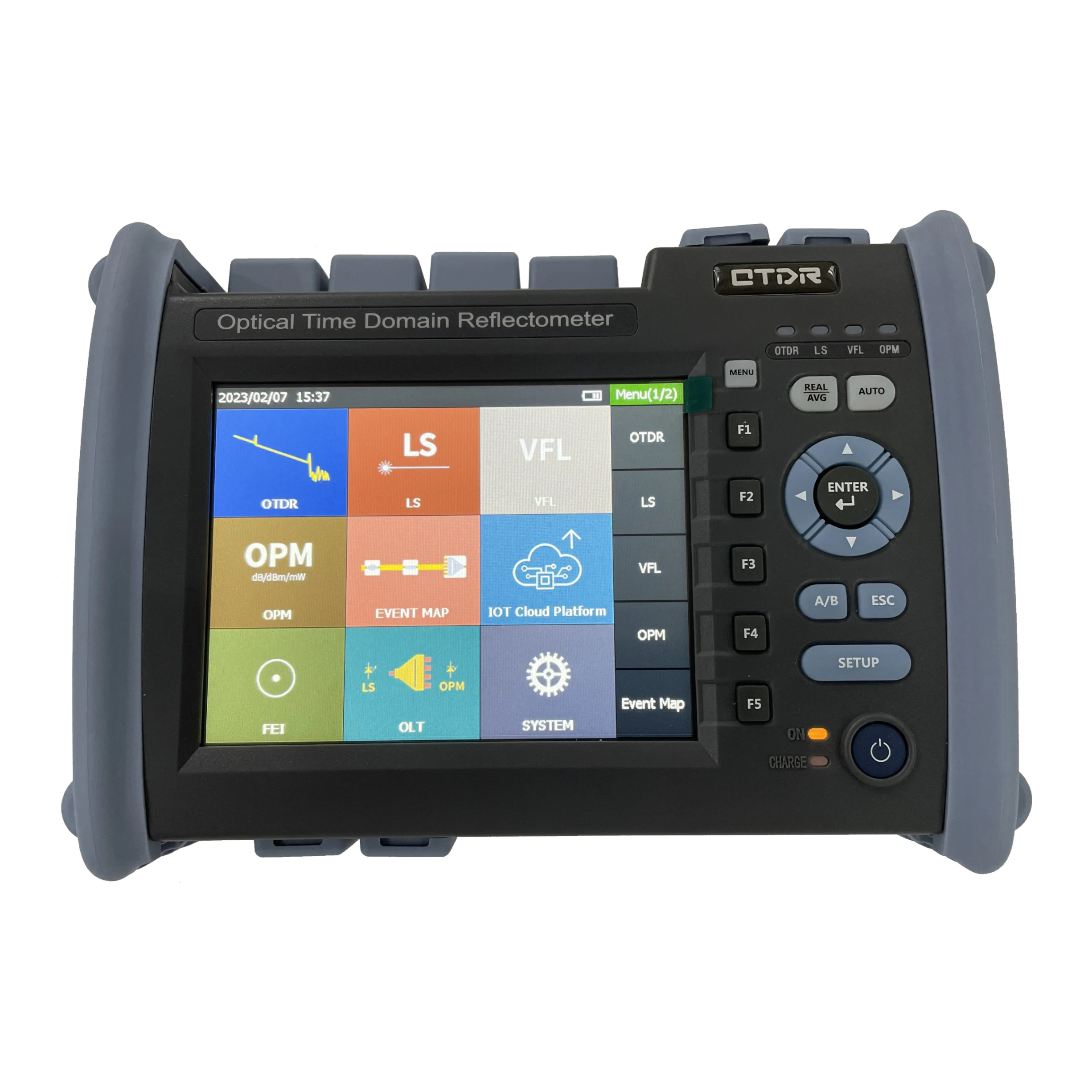 1310/1550nm SM MM Multi-function fiber optic OTDR with VFL LS and OPM function Optical Time Domain Reflectometer Tester
1310/1550nm SM MM Multi-function fiber optic OTDR with VFL LS and OPM function Optical Time Domain Reflectometer Tester