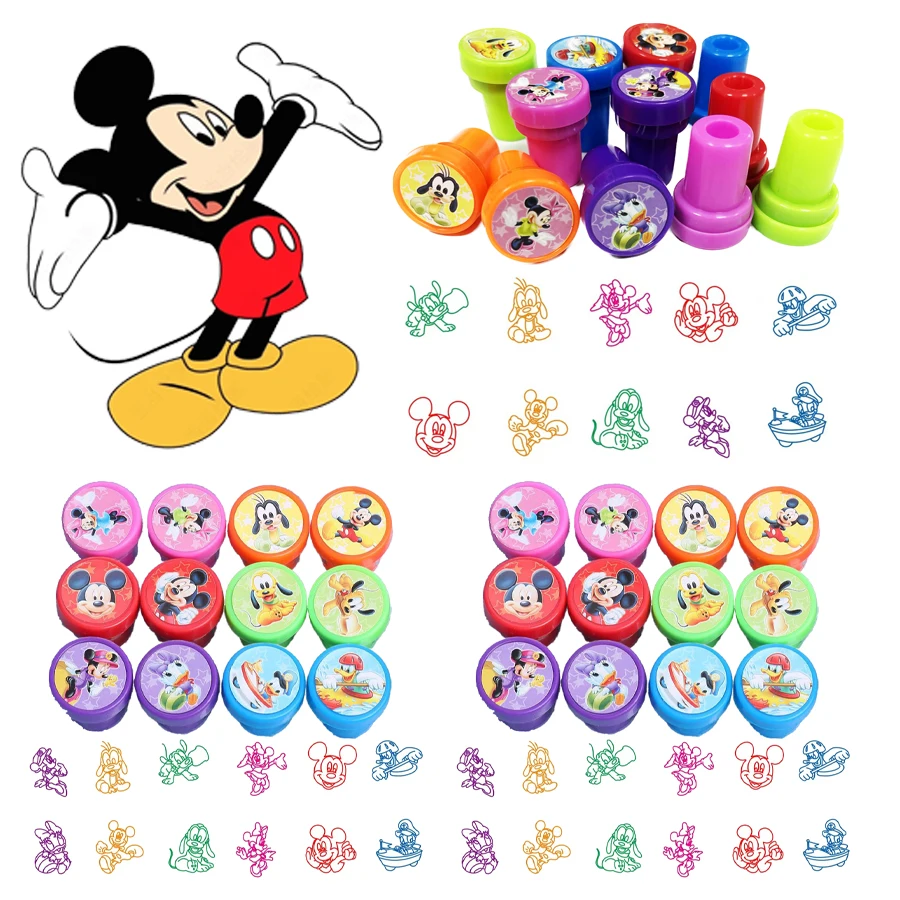 Disney Mickey And Minnie Self-Inking Stampers Set - Party Favors Mickey Mouse Club House Theme for Birthday And Christmas Partie
Disney Mickey And Minnie Self-Inking Stampers Set - Party Favors Mickey Mouse Club House Theme for Birthday And Christmas Partie