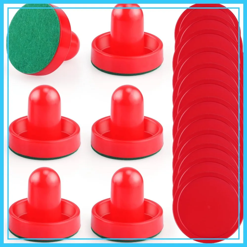 3 Sets 60mm Mini Air Hockey Pucks and Paddles Replacement Accessories for Game Tables (6 Strikers+12 Pucks)
3 Sets 60mm Mini Air Hockey Pucks and Paddles Replacement Accessories for Game Tables (6 Strikers+12 Pucks)