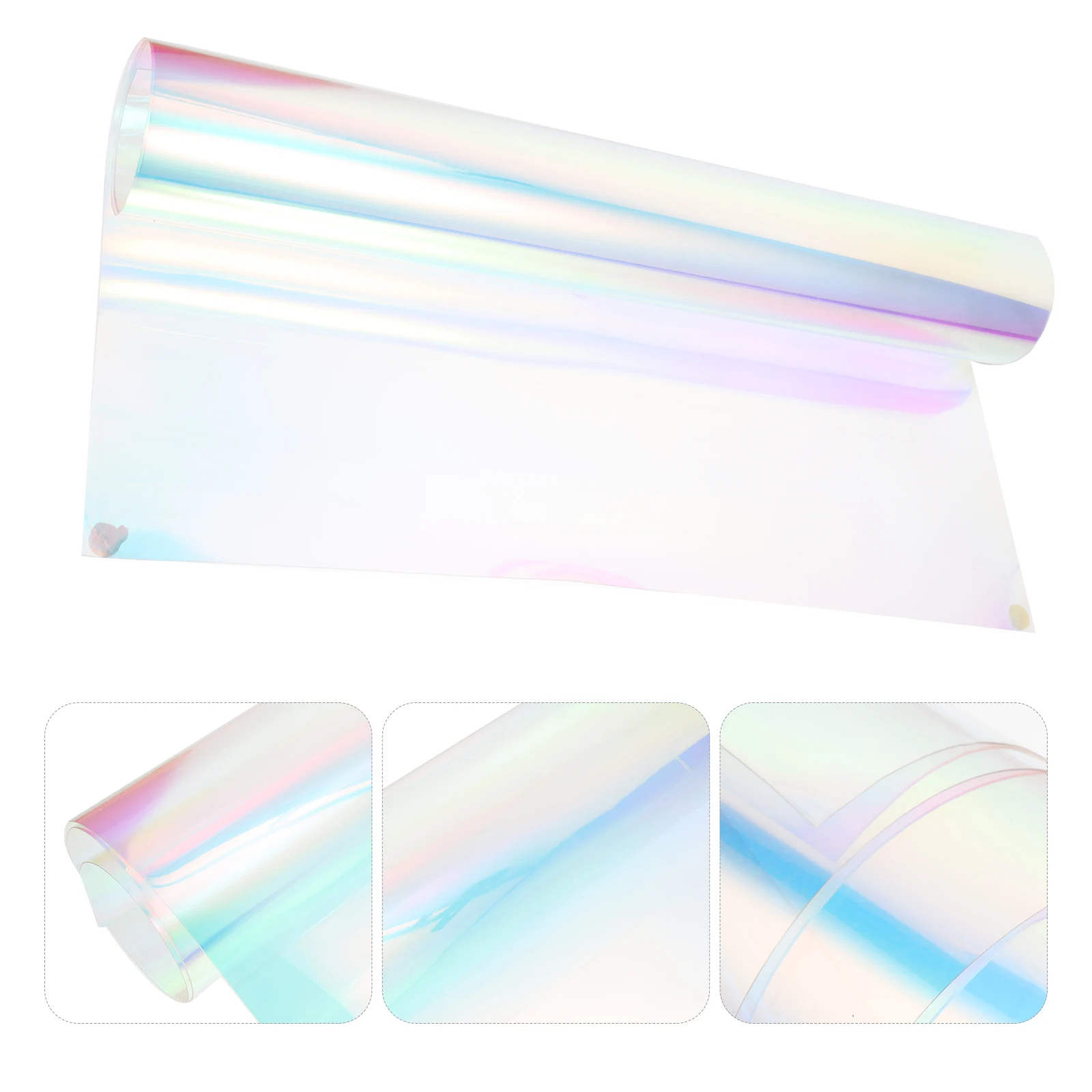PVC Iridescent Film 50cmx95cm Transparent DIY Material Colored Holographic Sheet Handbags Clothing Accessories Craft Sewing
PVC Iridescent Film 50cmx95cm Transparent DIY Material Colored Holographic Sheet Handbags Clothing Accessories Craft Sewing