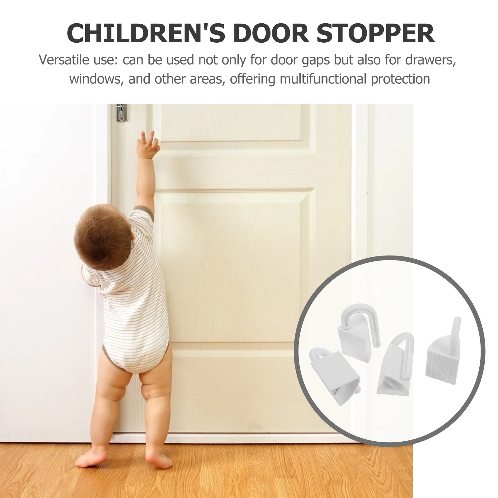 4 Pcs Door Crack Protector Child Safety Holder Keep Open Children's Stopper Security Card Anti Slam Blocker for Kids Hinge Baby
4 Pcs Door Crack Protector Child Safety Holder Keep Open Children's Stopper Security Card Anti Slam Blocker for Kids Hinge Baby