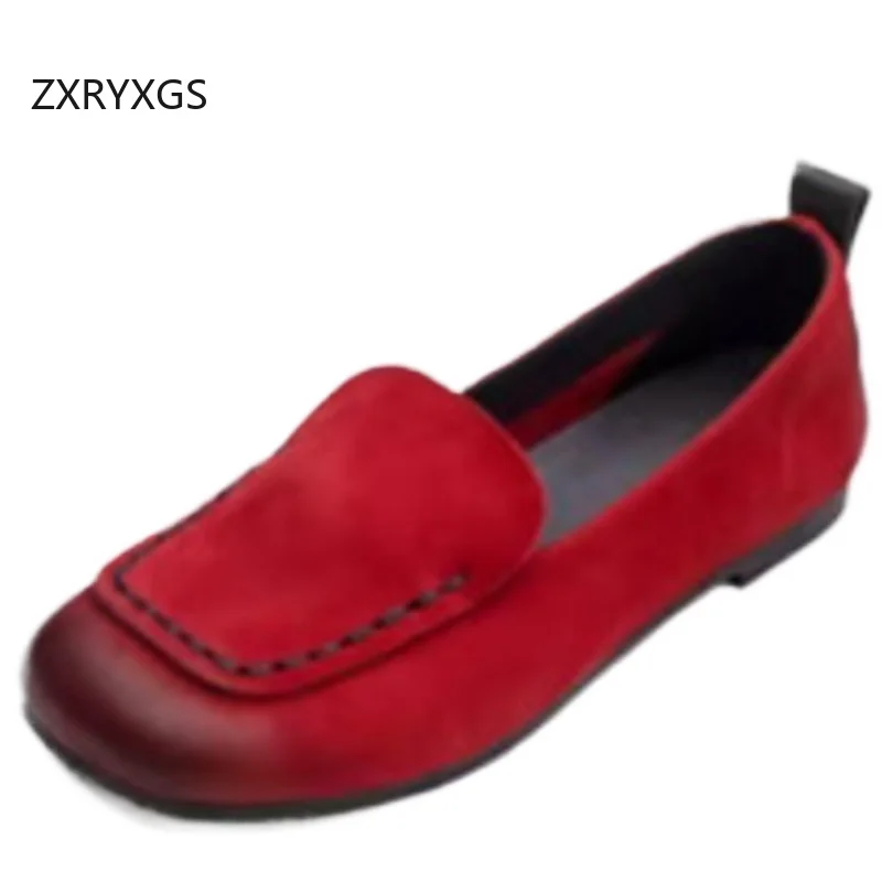Женские модные туфли ZXRYXGS из натуральной кожи с квадратным носком, на плоской подошве, в британском стиле, с неглубоким вырезом, комфортные балетки 2026
Женские модные туфли ZXRYXGS из натуральной кожи с квадратным носком, на плоской подошве, в британском стиле, с неглубоким вырезом, комфортные балетки 2026