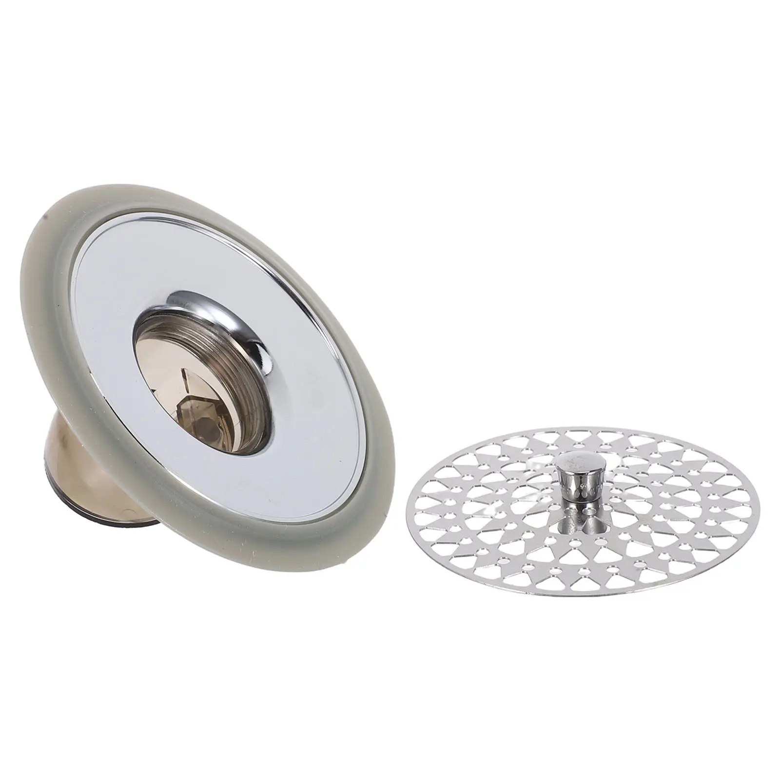 Stainless Steel Bathroom Floor Drain Cover Odor Proof Hair Catcher Filter Basket Universal Drain Plug for Toilet Shower Kitchen
Stainless Steel Bathroom Floor Drain Cover Odor Proof Hair Catcher Filter Basket Universal Drain Plug for Toilet Shower Kitchen