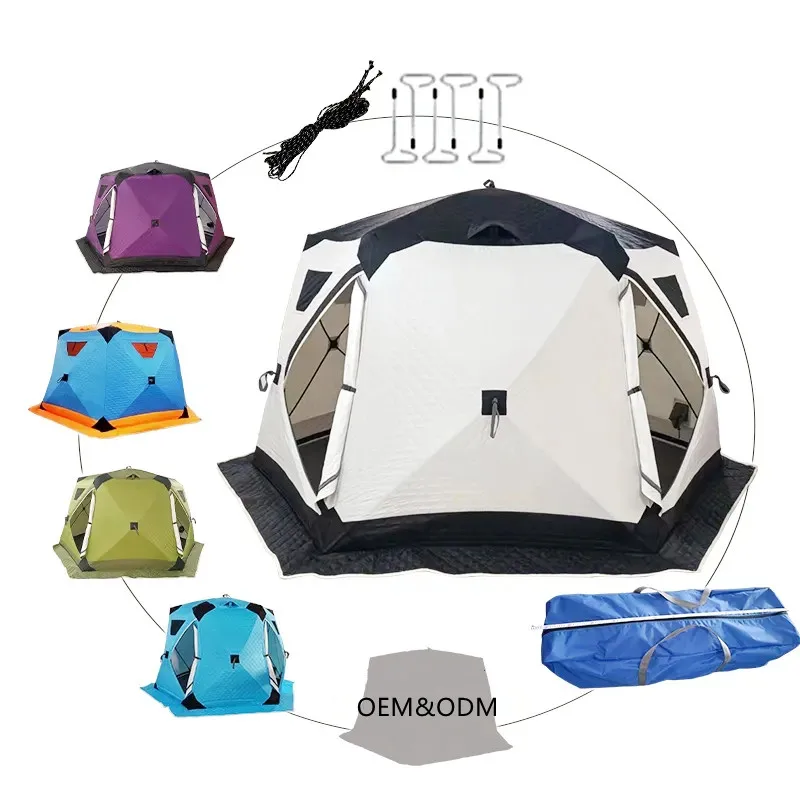 Automatic Opening Ice Fishing Shelter Outdoor Camping Tent With Insulated Layer
Automatic Opening Ice Fishing Shelter Outdoor Camping Tent With Insulated Layer