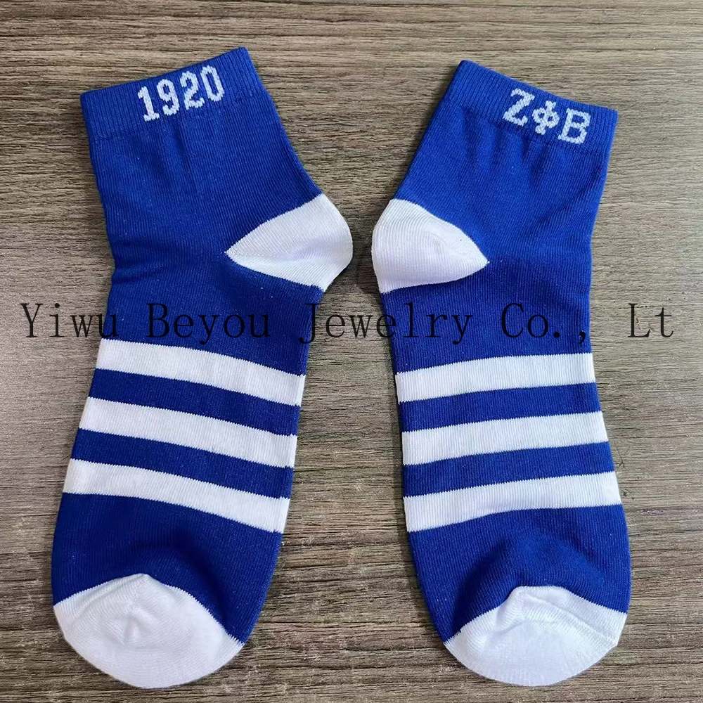 3pcs Zeta Greek Letter 1920 Striped Blue and White Socks Gift
3pcs Zeta Greek Letter 1920 Striped Blue and White Socks Gift
