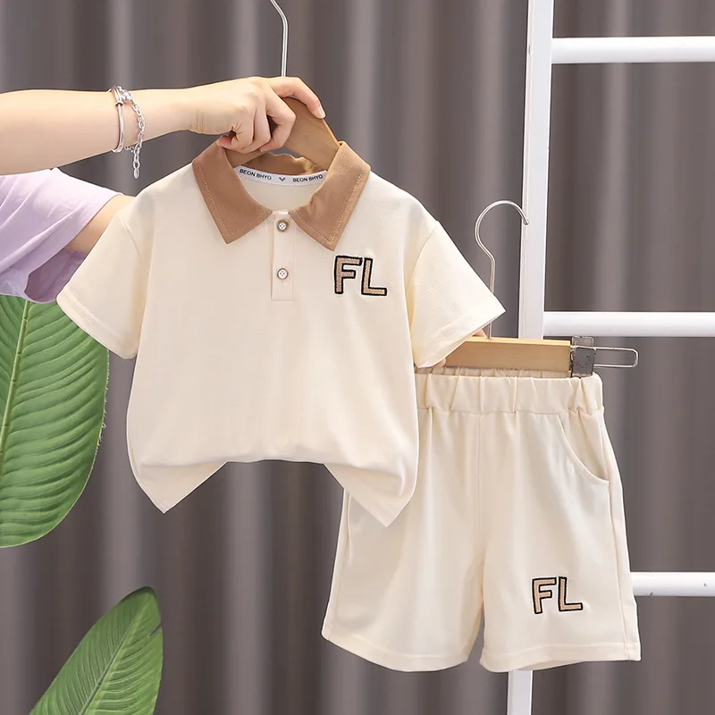 Kids Baby Boy 2 Piece Set 2024 Summer Letter Print Turn-down Collar Short Sleeve T-shirts and Shorts Infant Boys Clothes Outfits
Kids Baby Boy 2 Piece Set 2024 Summer Letter Print Turn-down Collar Short Sleeve T-shirts and Shorts Infant Boys Clothes Outfits