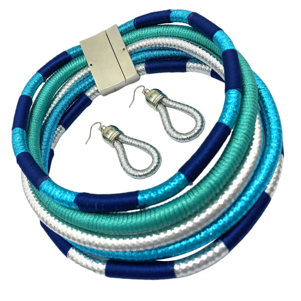 Women Magnetic Buckle Necklace Set African Style Earrings Dainty Necklaces for Man
Women Magnetic Buckle Necklace Set African Style Earrings Dainty Necklaces for Man