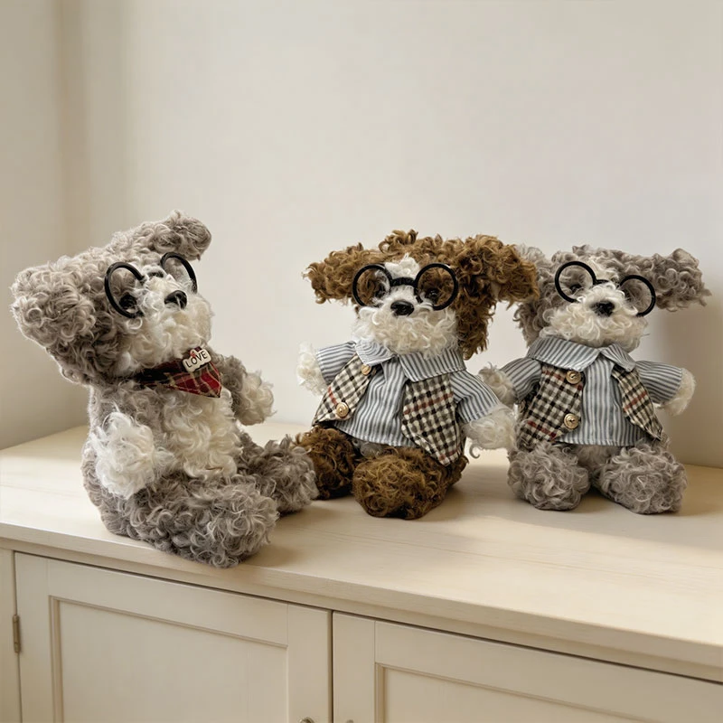 Creative Cute Fluffy Dog With Glasses Plush Toys Stuffed Soft Cartoon Animals Puppy Baby Appease Doll Girls Xmas Gifts
Creative Cute Fluffy Dog With Glasses Plush Toys Stuffed Soft Cartoon Animals Puppy Baby Appease Doll Girls Xmas Gifts