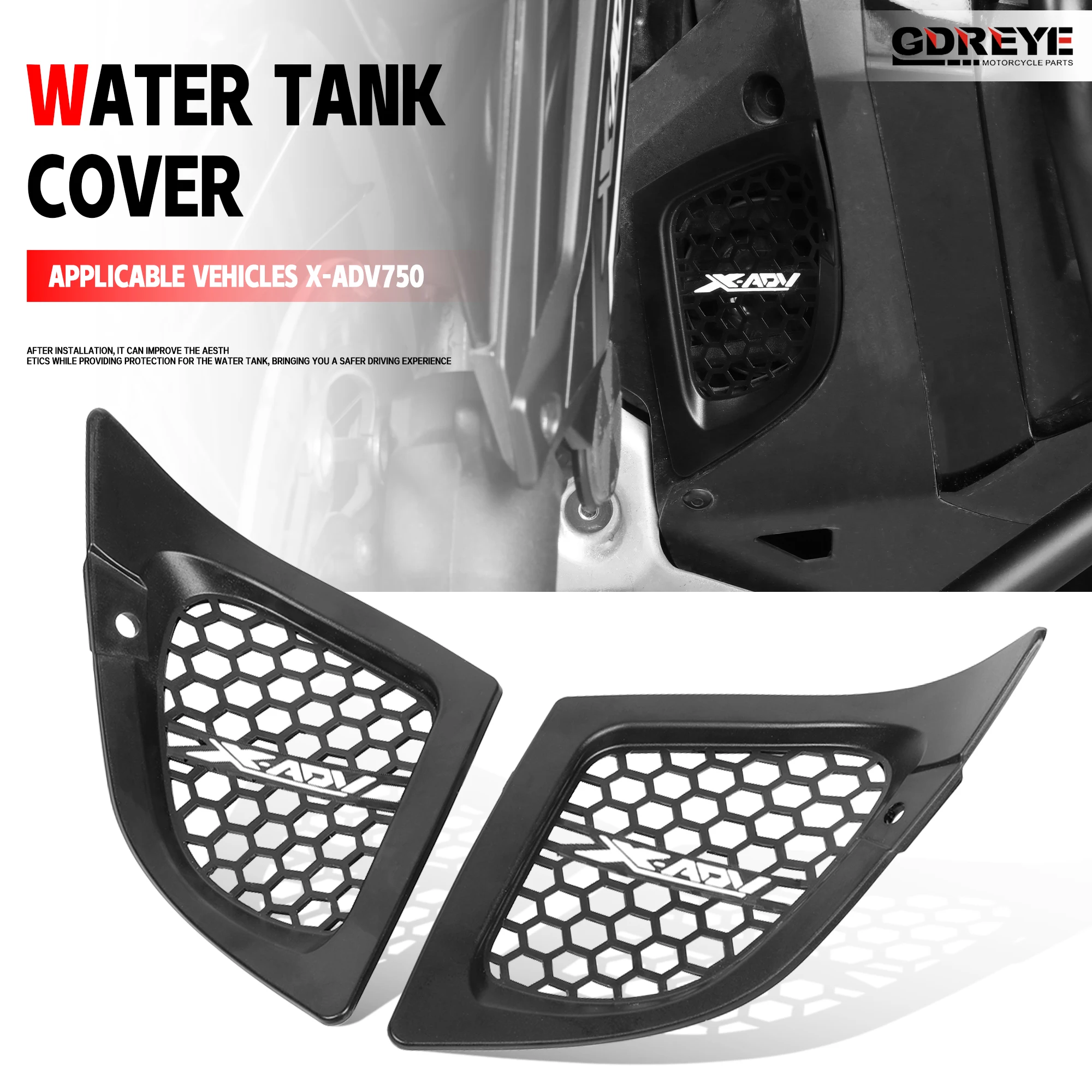For Honda XADV X-ADV750 X ADV 750 2021-2026 Motorcycle XADV750 Water Tank Protection Cover Decorative Cover Radiator Grill Guard
For Honda XADV X-ADV750 X ADV 750 2021-2026 Motorcycle XADV750 Water Tank Protection Cover Decorative Cover Radiator Grill Guard