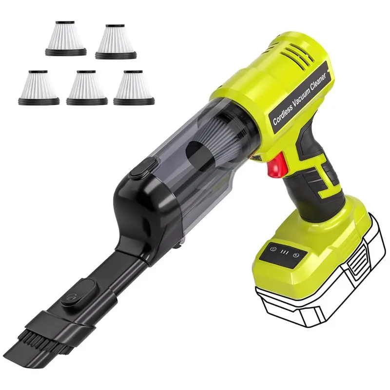 For Ryobi 18V Cordless Battery Powered Vacuum Cleaner 3-Speed Adjustable Brushless Portable Handheld Model
For Ryobi 18V Cordless Battery Powered Vacuum Cleaner 3-Speed Adjustable Brushless Portable Handheld Model