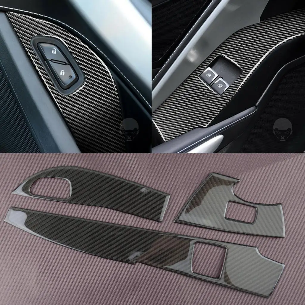 3pcs Interior Black Carbon Fiber Window Switch Panel Cover Trim Fit for Chevrolet Corvette C7 2019 2018 2017 2016 2015 2014
3pcs Interior Black Carbon Fiber Window Switch Panel Cover Trim Fit for Chevrolet Corvette C7 2019 2018 2017 2016 2015 2014