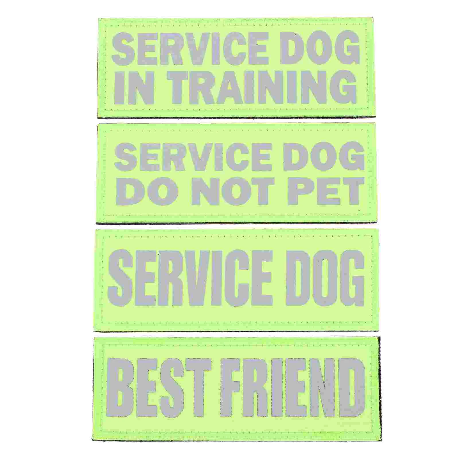 4pcs Pet Nylon Cool Design Accessories Service Dog Reflective Dog Patch Tag Patch Tag
4pcs Pet Nylon Cool Design Accessories Service Dog Reflective Dog Patch Tag Patch Tag