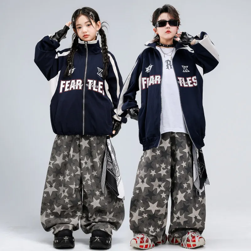 Hip Hop Boys Cool Coat Street Dance Pants Girls K-pop Streetwear Clothes Set Hip Hop Jazz Costume Group Stage Performance Wear
Hip Hop Boys Cool Coat Street Dance Pants Girls K-pop Streetwear Clothes Set Hip Hop Jazz Costume Group Stage Performance Wear