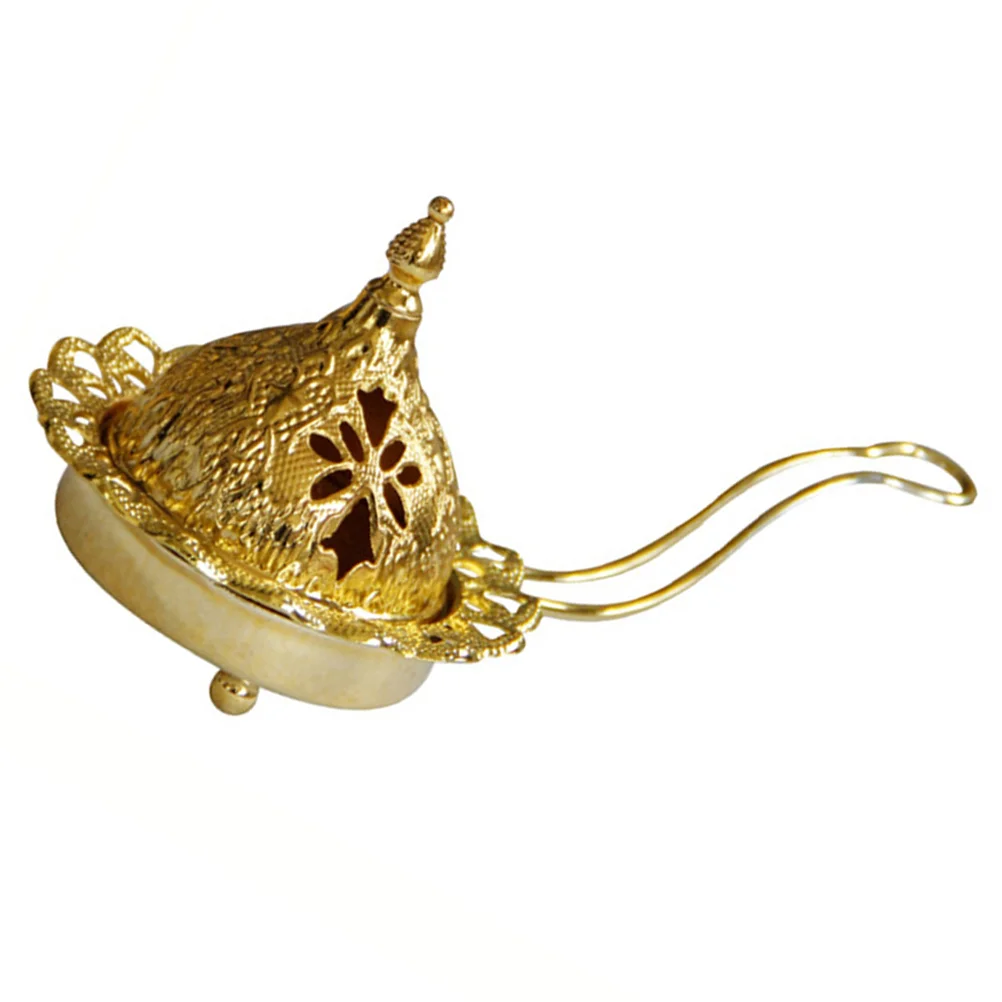 Golden Metal Luxury Incense Burner Holder Aromatherapy Stick Tray Table Decor Taper Holders Home nament Arab Style Censer
Golden Metal Luxury Incense Burner Holder Aromatherapy Stick Tray Table Decor Taper Holders Home nament Arab Style Censer