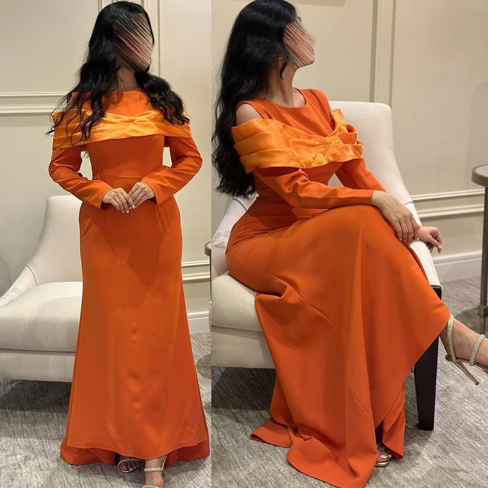 Round Neck Sheath Evening Dresses Solid Color Vintage Women Prom Gown Long Sleeve Formal Party Dress платья на торжество
Round Neck Sheath Evening Dresses Solid Color Vintage Women Prom Gown Long Sleeve Formal Party Dress платья на торжество