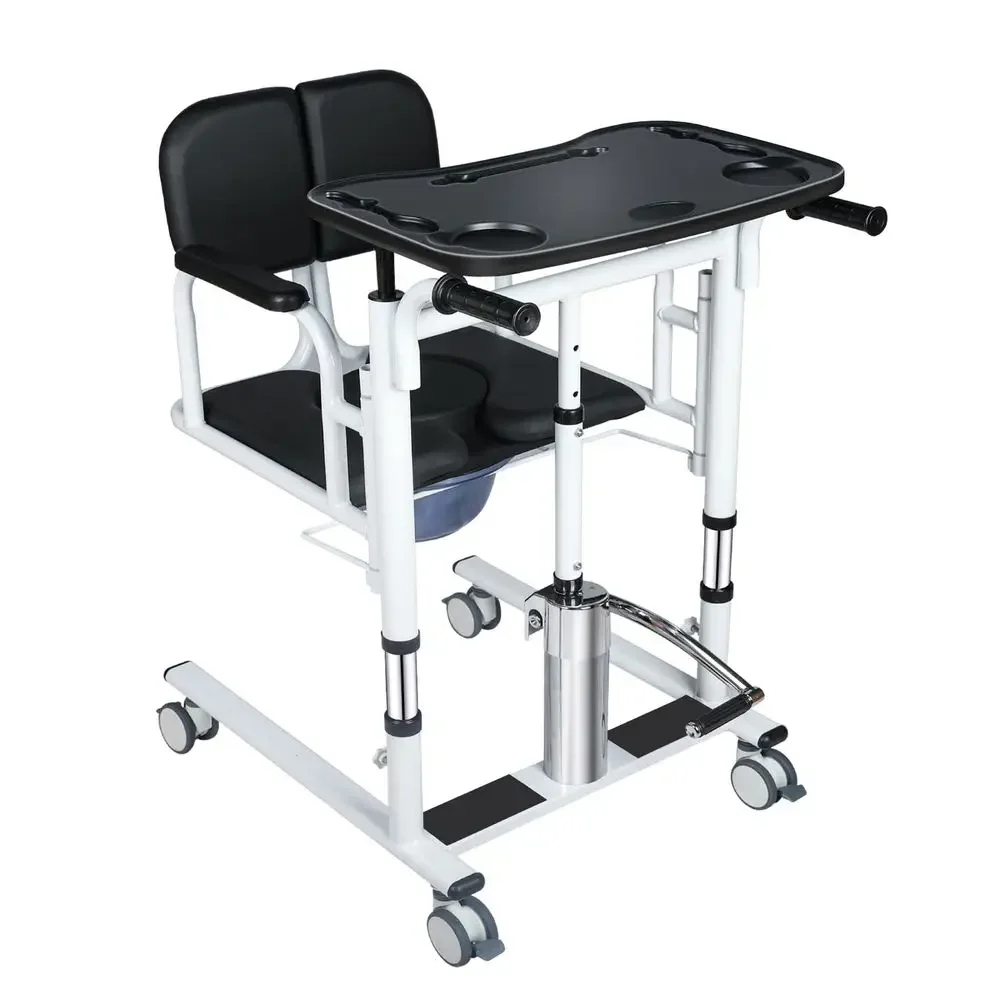 Patient Lift Transfer Chair, 5 in 1 Patient Lift Chair with 180Split Seat, Height Adjustable Patient Transfer Chair with 4 Cast
Patient Lift Transfer Chair, 5 in 1 Patient Lift Chair with 180Split Seat, Height Adjustable Patient Transfer Chair with 4 Cast