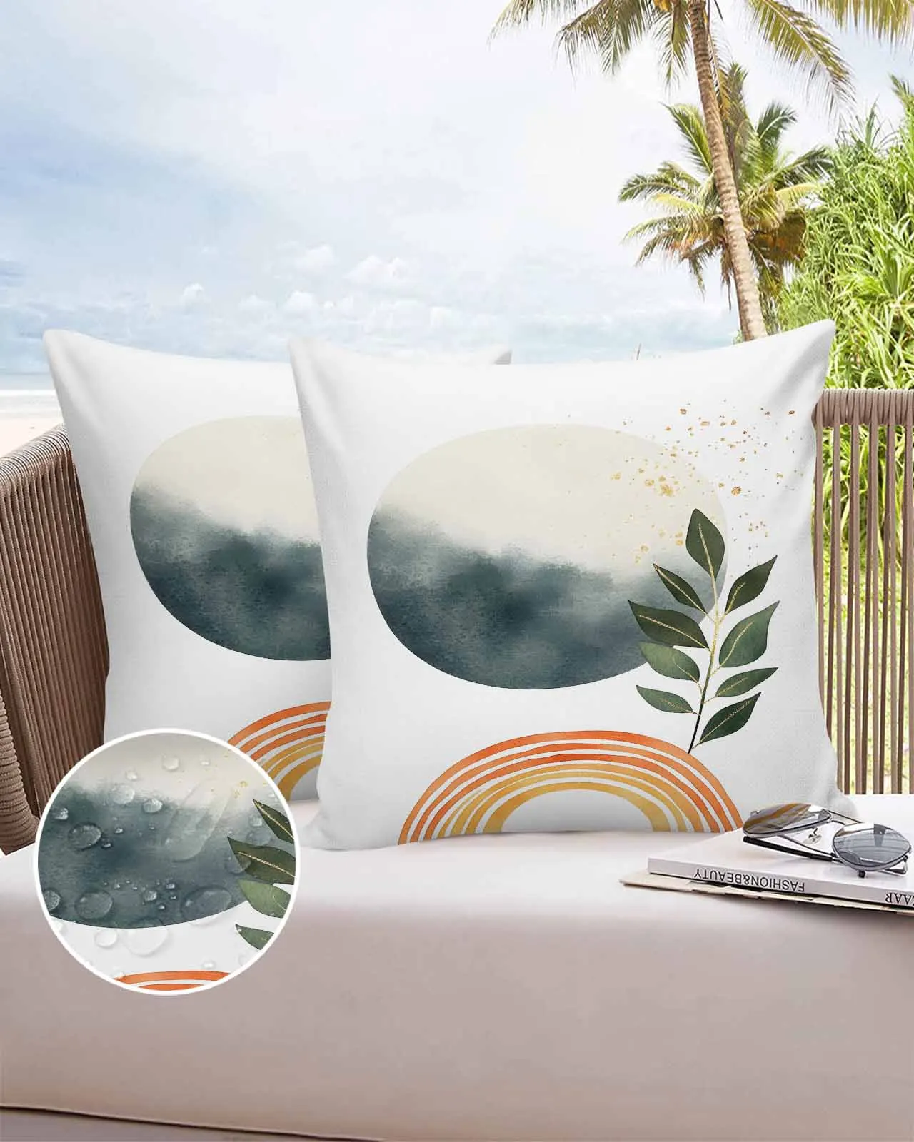 Retro Simple Lines Leaves 2/4PCS Outdoor All-Season Smooth Waterproof Pillow Cover for Pillow Case Protector
Retro Simple Lines Leaves 2/4PCS Outdoor All-Season Smooth Waterproof Pillow Cover for Pillow Case Protector