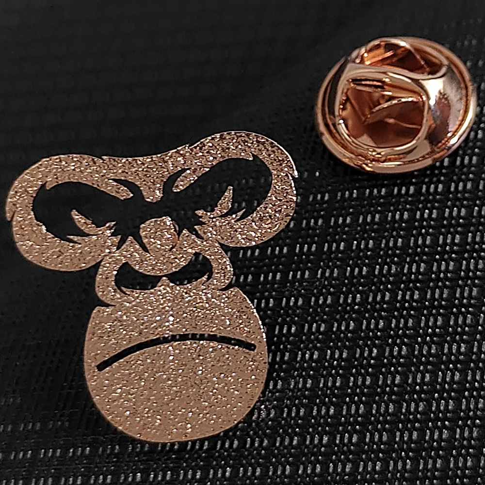 2025Fashion gorilla face ladies brooch, formal dress party, gift to girlfriend, exquisite stainless steel brooch 
2025Fashion gorilla face ladies brooch, formal dress party, gift to girlfriend, exquisite stainless steel brooch