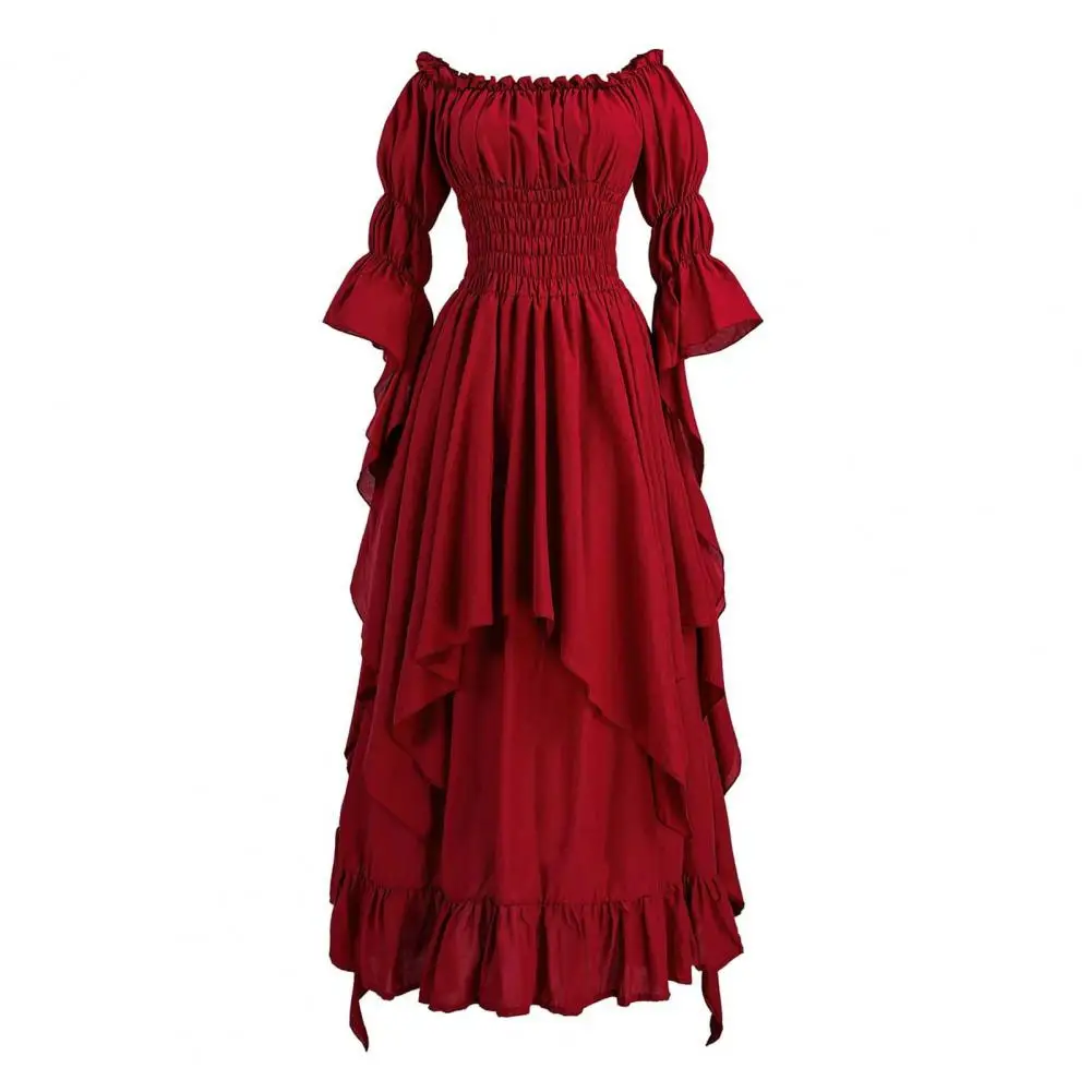 Maxi Dress For Women Medieval Retro Gothic Gown Dress Long Sleeve Cosplay Evening Party Prom Gothic Dress plus Size Sexy
Maxi Dress For Women Medieval Retro Gothic Gown Dress Long Sleeve Cosplay Evening Party Prom Gothic Dress plus Size Sexy