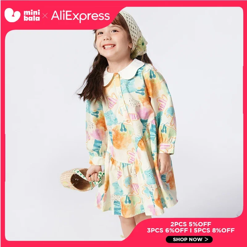 Balabala Children Dress Girls Dress 2024 New Spring and Autumn Style Little Kids Baby Clothes Artistic Fresh and Trendy
Balabala Children Dress Girls Dress 2024 New Spring and Autumn Style Little Kids Baby Clothes Artistic Fresh and Trendy