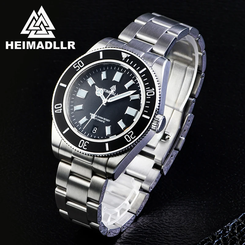 HEIMDALLR Men Diver Watch 200M Waterproof BGW-9 Super Luminous Dial 316L Stainless Steel NH35 Automatic Mechanical Men Watches
HEIMDALLR Men Diver Watch 200M Waterproof BGW-9 Super Luminous Dial 316L Stainless Steel NH35 Automatic Mechanical Men Watches