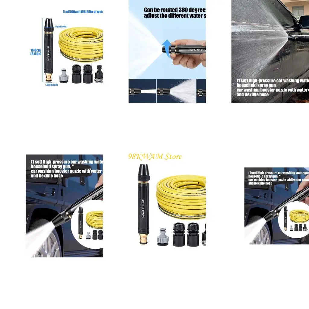 High Pressure Washer Nozzle Water Guns Tip Quick Releases Car Cleaning Tool 68UF
High Pressure Washer Nozzle Water Guns Tip Quick Releases Car Cleaning Tool 68UF