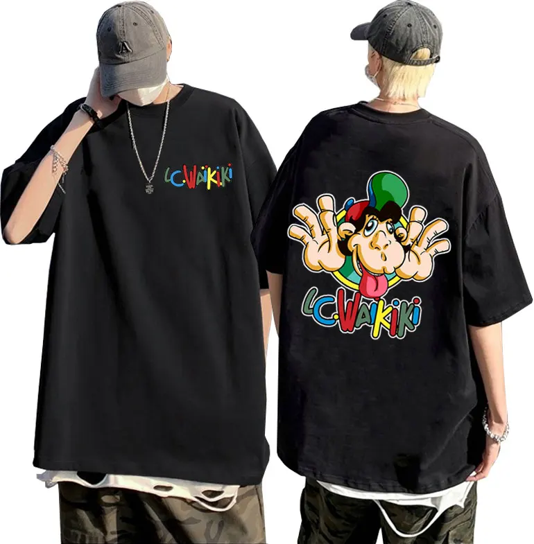 Funny Lc Waikiki Monkey Meme T-shirt Men's Cute Kawaii Crewneck T Shirts Men Women Fashion Casual Oversized Short Sleeve Tshirt
Funny Lc Waikiki Monkey Meme T-shirt Men's Cute Kawaii Crewneck T Shirts Men Women Fashion Casual Oversized Short Sleeve Tshirt