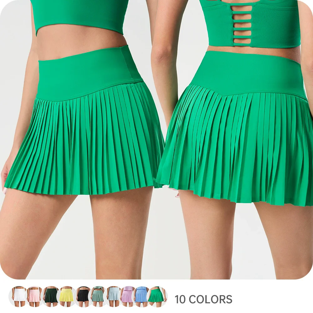 New Summer Candy Color Running Shorts Side Pocket False 2 Pieces Tennis Mini Skirt Cooling Quick Dry Breathable Yoga Skirt Women
New Summer Candy Color Running Shorts Side Pocket False 2 Pieces Tennis Mini Skirt Cooling Quick Dry Breathable Yoga Skirt Women