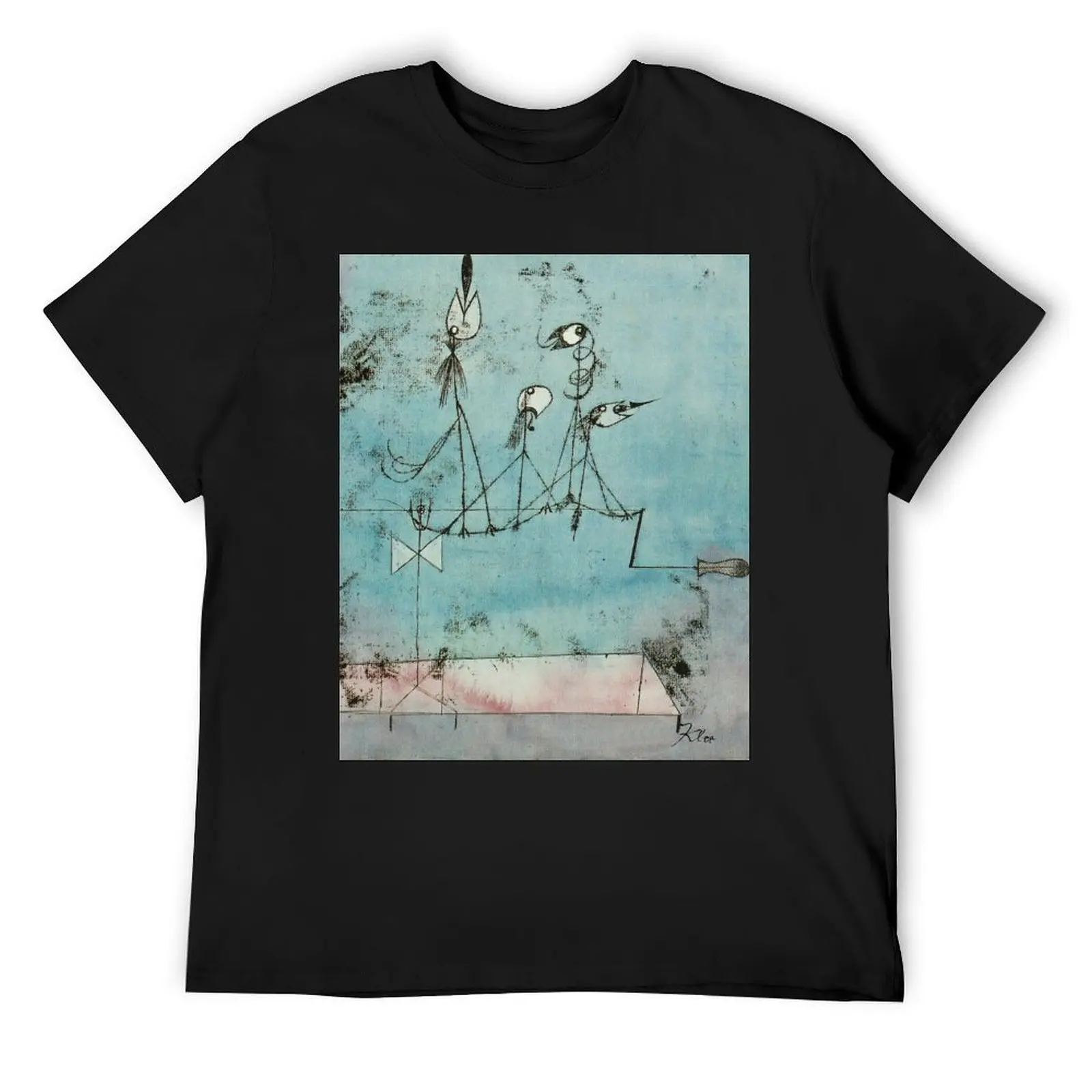 Twittering Machine w/ Signature |Paul Klee Twitter-inspired T-Shirt Short sleeve tee luxury designer t shirts for men pack
Twittering Machine w/ Signature |Paul Klee Twitter-inspired T-Shirt Short sleeve tee luxury designer t shirts for men pack
