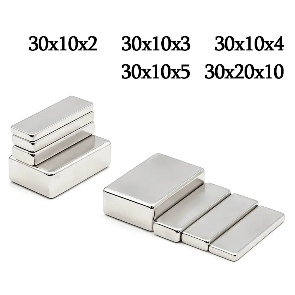 Super Strong Block Neodymium Magnet Powerful Magnets N35 small Permanent Magnetic NdfeB Refrigerator Magnet 30x10x4 30x20x10mm
Super Strong Block Neodymium Magnet Powerful Magnets N35 small Permanent Magnetic NdfeB Refrigerator Magnet 30x10x4 30x20x10mm