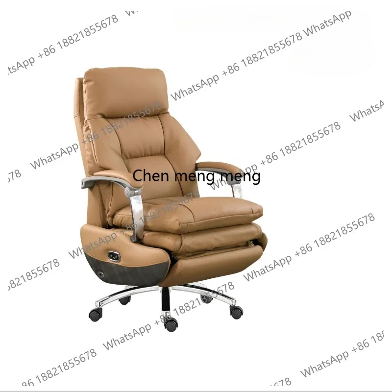 E136Electric boss leather office reclining office chair, comfortable sedentary home, study massage
E136Electric boss leather office reclining office chair, comfortable sedentary home, study massage