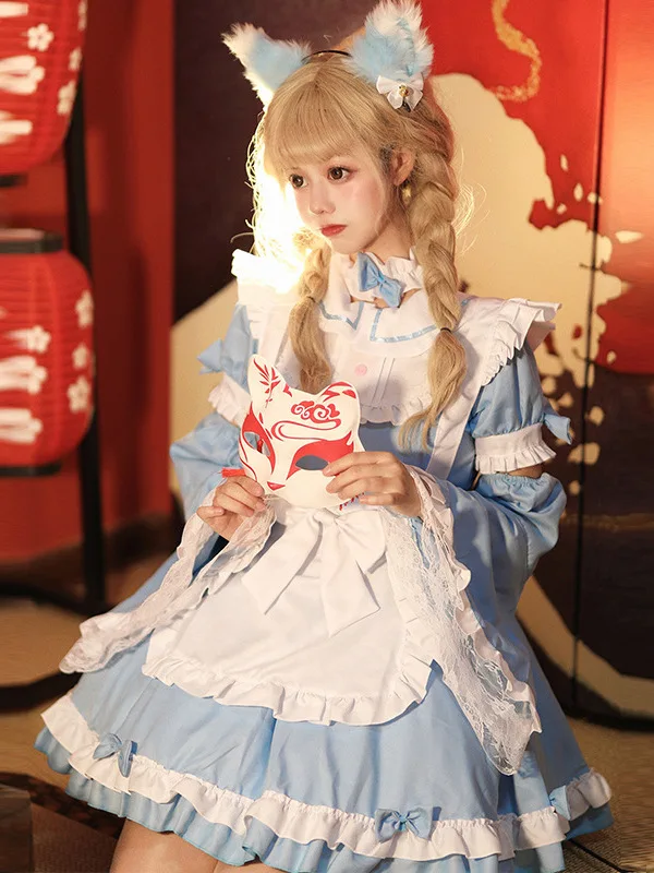 Large Size Princess Maid Costume Halloween Servant Dress Female Character Outfit Traditional Chinese Ethnic Stage Performance...
Large Size Princess Maid Costume Halloween Servant Dress Female Character Outfit Traditional Chinese Ethnic Stage Performance...