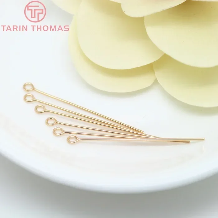 (5243)50PCS 20MM 25MM 30MM 40MM 50MM 24K Gold Color Brass Eye Pins Connect Beads Pins High Quality Diy Jewelry Accessories
(5243)50PCS 20MM 25MM 30MM 40MM 50MM 24K Gold Color Brass Eye Pins Connect Beads Pins High Quality Diy Jewelry Accessories
