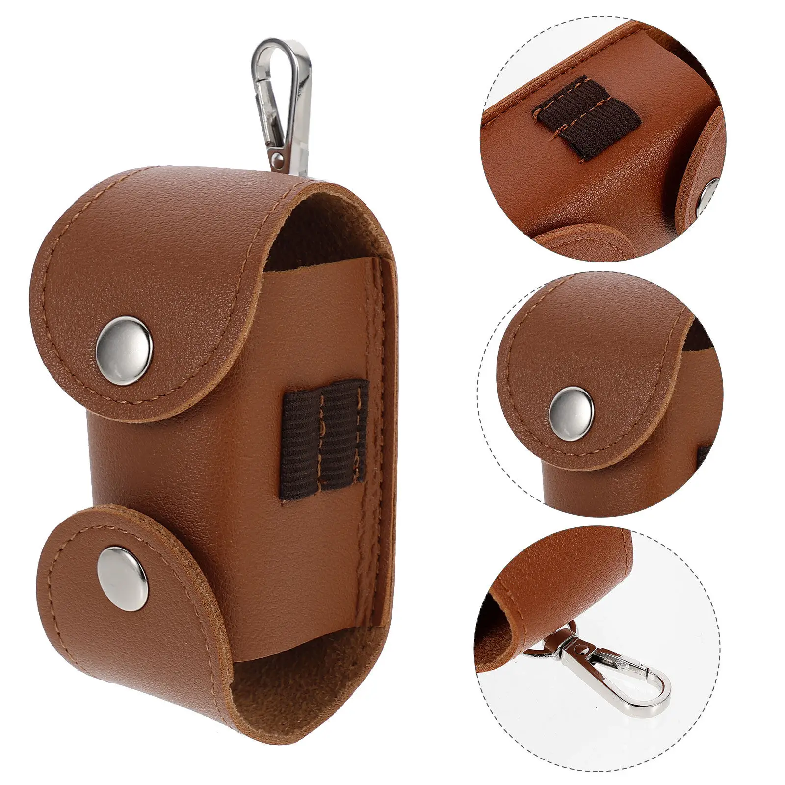 Golfs Ball Storage Case Coffee 2 Balls Capacity PU Bag Wear Resistant Easy Clean Gift for Lovers Golfing Tool
Golfs Ball Storage Case Coffee 2 Balls Capacity PU Bag Wear Resistant Easy Clean Gift for Lovers Golfing Tool