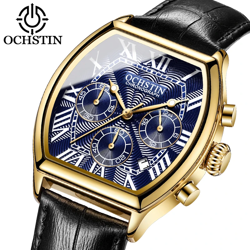 High End Men's Business Watch Genuine Leather Waterproof Sports Casual Quartz Square Classic Multi-Functional Wristwatch Relojes
High End Men's Business Watch Genuine Leather Waterproof Sports Casual Quartz Square Classic Multi-Functional Wristwatch Relojes