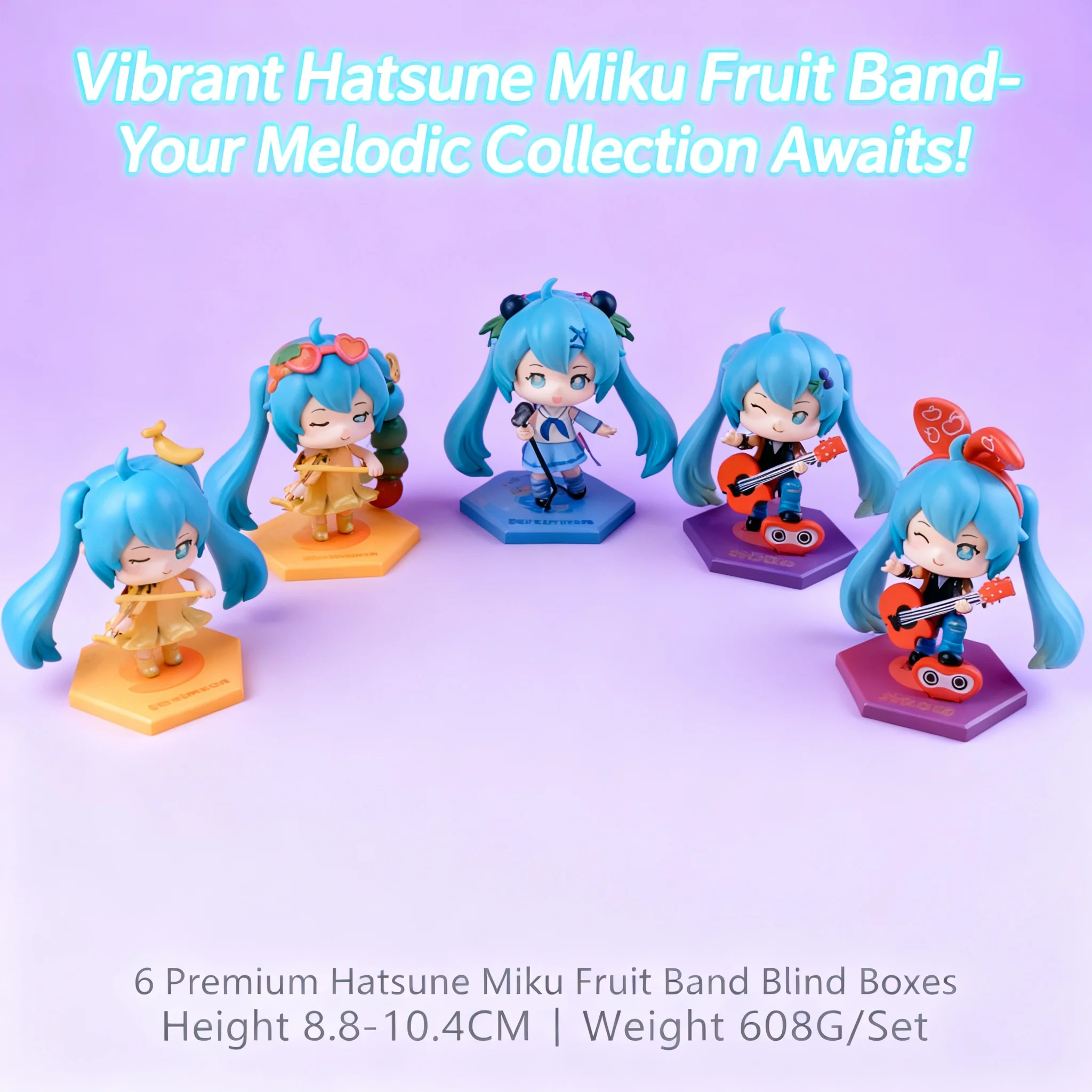 Новая фигурка Мику Хацунэ Q-версии: Музыкальная группа Fruit Band, Девушка-лук, Кукла Мику, Модель для прямых трансляций, Игрушка-гашапон
Новая фигурка Мику Хацунэ Q-версии: Музыкальная группа Fruit Band, Девушка-лук, Кукла Мику, Модель для прямых трансляций, Игрушка-гашапон