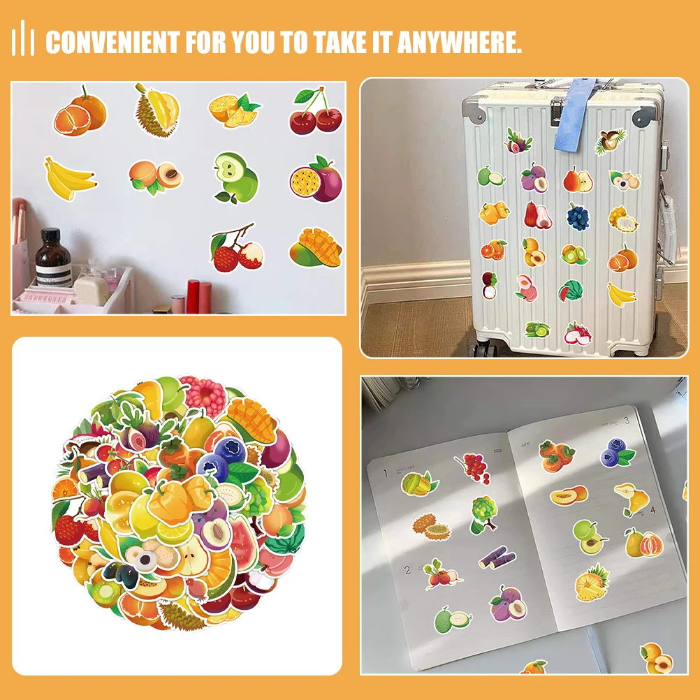 60pcs Fruit Bulk Waterproof Cartoon Fruit Decals Decorative Stickers for Journal Scrapbooking Diary Phone Laptop Decor Removable
60pcs Fruit Bulk Waterproof Cartoon Fruit Decals Decorative Stickers for Journal Scrapbooking Diary Phone Laptop Decor Removable
