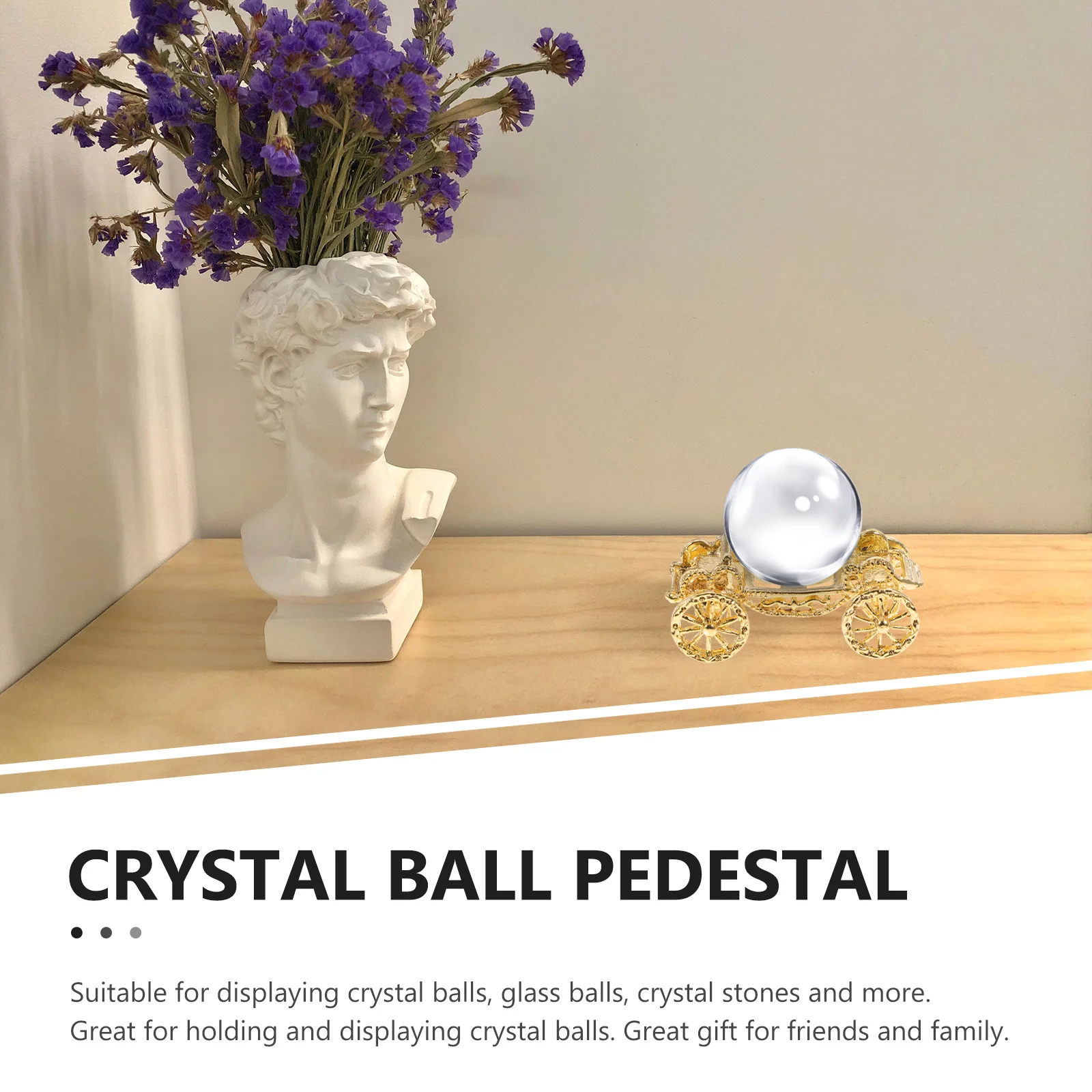 Carriage Design Crystal Ball Display Base Alloy Pedestal Vintage Home Decor Sphere Holder for Desktop Ornament Stand 
Carriage Design Crystal Ball Display Base Alloy Pedestal Vintage Home Decor Sphere Holder for Desktop Ornament Stand