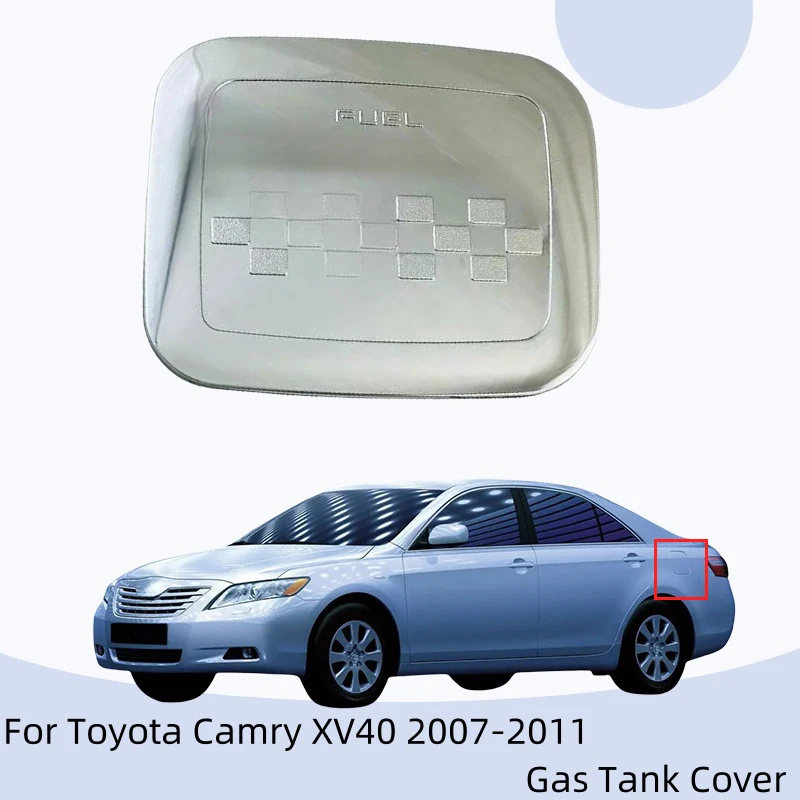 Chrome Car Gas Tank Cover For Toyota Camry XV40 2007 2008 2009 2011 High-Quality Silver Colored Car Fuel Tank Cap Decoration
Chrome Car Gas Tank Cover For Toyota Camry XV40 2007 2008 2009 2011 High-Quality Silver Colored Car Fuel Tank Cap Decoration