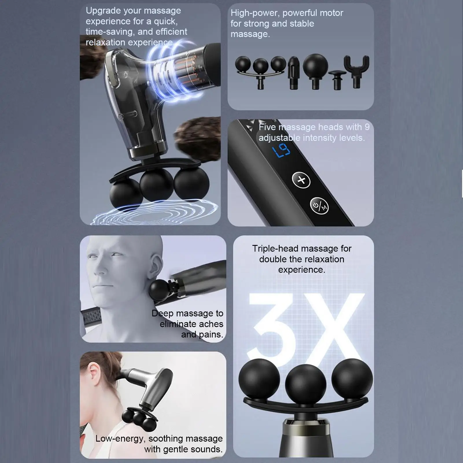Массажер для тела, электрический массажер для шеи, спины, фасции, массажный инструмент для взрослых, женщин, мужчин, восстановление мышц, мама, папа, жена, офис
Массажер для тела, электрический массажер для шеи, спины, фасции, массажный инструмент для взрослых, женщин, мужчин, восстановление мышц, мама, папа, жена, офис