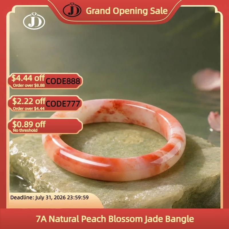 7A Natural Peach Blossom Jade Bangle Bracelet for Women Pink White Translucent Stone Jewelry Elegant Gift Translucent Stone Brac
7A Natural Peach Blossom Jade Bangle Bracelet for Women Pink White Translucent Stone Jewelry Elegant Gift Translucent Stone Brac