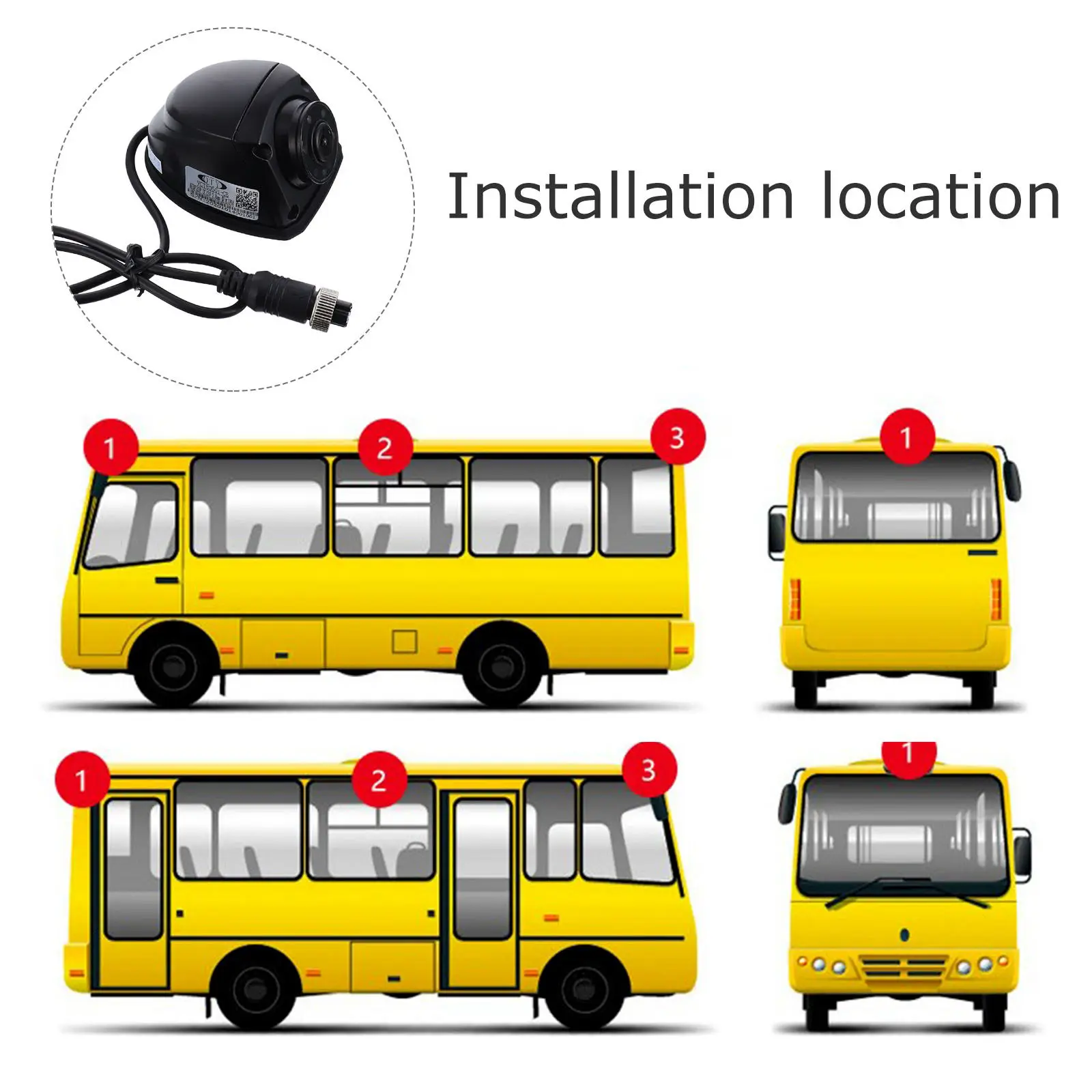 1Pcs Side View Supervisory Control Camera Premium Material Vehicle-Mounted Car Webcam Real-Time Transmission Truck Control
1Pcs Side View Supervisory Control Camera Premium Material Vehicle-Mounted Car Webcam Real-Time Transmission Truck Control