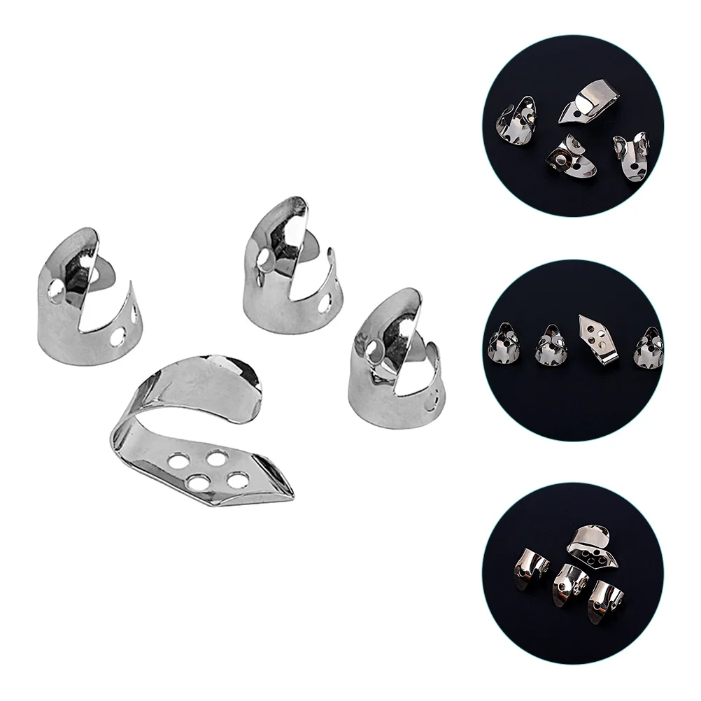 4 Pcs Metal Guitar Picks Set for Acoustic Electric Bass Banjo Thumb Finger Lasting Musical Instrument Accessories
4 Pcs Metal Guitar Picks Set for Acoustic Electric Bass Banjo Thumb Finger Lasting Musical Instrument Accessories