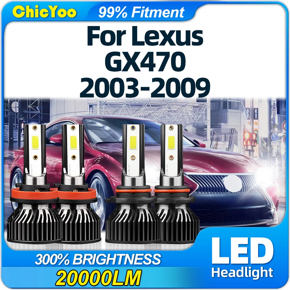 40000LM Canbus LED Headlight 240W High Power Turbo Lamps 6000K Car Lights 12V For Lexus GX470 2003 2004 2005 2006 2007 2008 2009
40000LM Canbus LED Headlight 240W High Power Turbo Lamps 6000K Car Lights 12V For Lexus GX470 2003 2004 2005 2006 2007 2008 2009