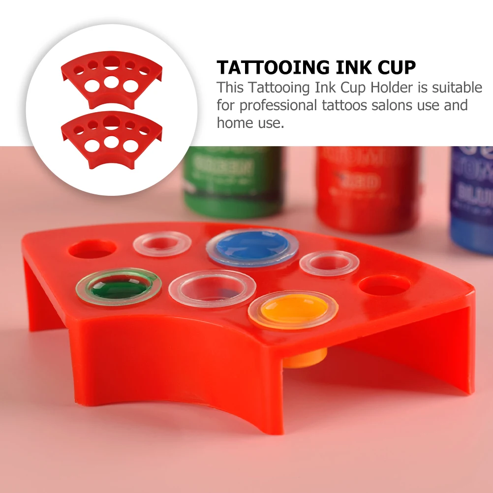 2 шт., подставка для чернил для татуировок, пластиковый держатель, лоток для пигментов, органайзер для татуировщиков, салонные принадлежности, держатель для татуировок с чернилами 
2 шт., подставка для чернил для татуировок, пластиковый держатель, лоток для пигментов, органайзер для татуировщиков, салонные принадлежности, держатель для татуировок с чернилами