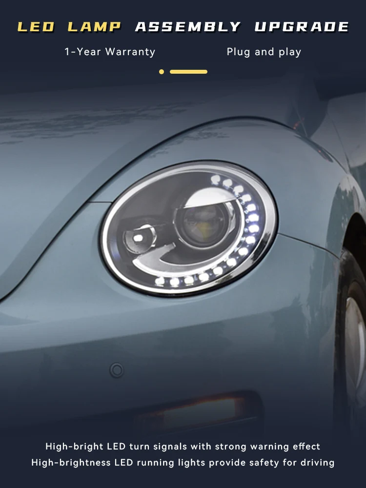 Фары для Volkswagen VW Beetle 2013-2020, модификация линзы проектора, ксеноновые фары, сигнал, передняя лампа, автомобильные аксессуары
Фары для Volkswagen VW Beetle 2013-2020, модификация линзы проектора, ксеноновые фары, сигнал, передняя лампа, автомобильные аксессуары