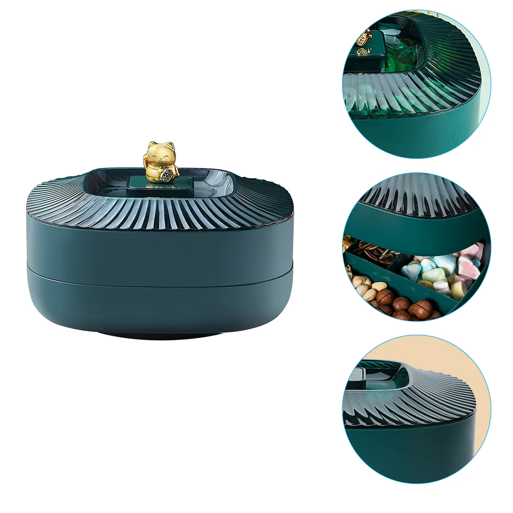 1 шт. поднос для сухофруктов, вращающаяся тарелка для закусок, поднос для хранения продуктов с крышкой, прочная пластиковая декоративная подставка для закусок 
1 шт. поднос для сухофруктов, вращающаяся тарелка для закусок, поднос для хранения продуктов с крышкой, прочная пластиковая декоративная подставка для закусок