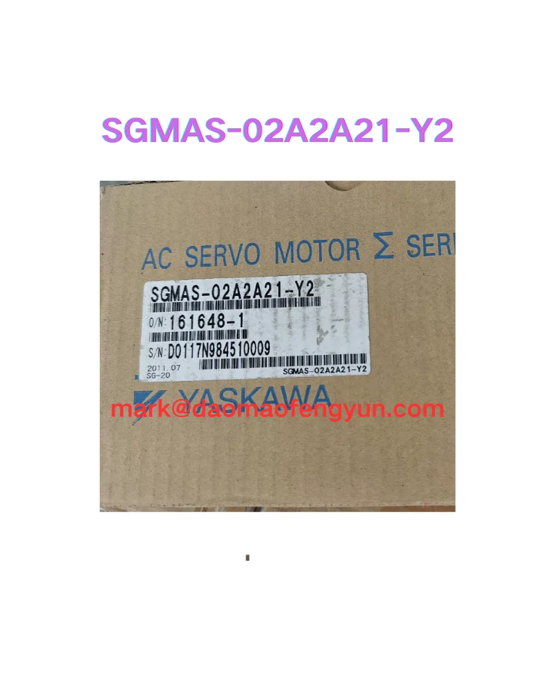 SGMAS-02A2A21-Y2 New servo motor, fast delivery, DHL/FEDEX/UPS
SGMAS-02A2A21-Y2 New servo motor, fast delivery, DHL/FEDEX/UPS